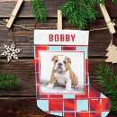 Search for bulldog christmas stockings Pet