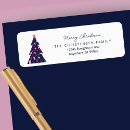 Search for purple teal return address labels Pink