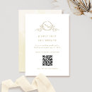 Search for classic wedding enclosure cards Qr code