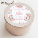 Search for pink macaron stickers Watercolor