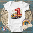 Search for dump truck baby clothes 1st