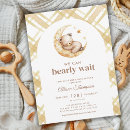 Search for neutral teddy bear baby shower invitations Moon