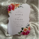 Search for pink and orange wedding invitations Tropical