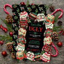 Search for funny ugly sweater invitations Let's get ugly
