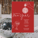Search for disco new years party invitations Trendy