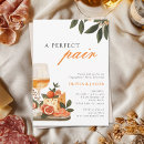 Search for wine and cheese engagement party invitations Modern