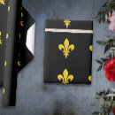 Search for heraldry wrapping paper Fleur de lis