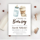 Search for poppin bottles baby shower invitations A baby is brewing