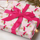 Search for hot pink christmas wrapping paper Cute