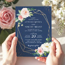 Search for dusty blue and blush wedding invitations Geometric