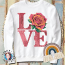 Search for red flower hoodies Valentine