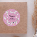 Search for falling stars stickers Pink
