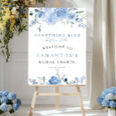 Search for bridal shower welcome signs Dusty blue