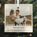Search for 1st photo christmas tree decorations Married and merry