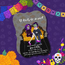 Search for skull engagement party invitations Vintage