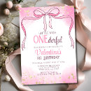 Search for blush pink 1st birthday invitations Little miss onederful