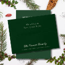 Search for forest green envelopes Typography
