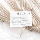 Search for info enclosure cards Minimalist