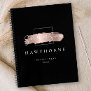 Search for rose gold notebooks Black