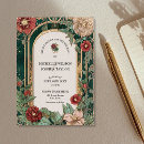 Search for stained glass wedding invitations Pink