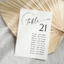 Search for black and white table cards Typography