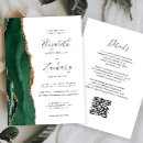 Search for emerald green and white invitations Watercolor