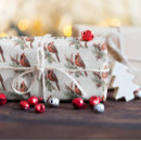 Search for red bird wrapping paper Woodland animals