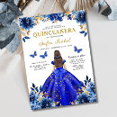 Search for blue butterfly quinceanera invitations 15th birthday xv anos