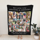 Search for grandparents blankets Photo collage