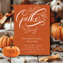 Search for dinner gathering invitations Thankful