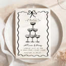 Search for black and champagne wedding invitations Retro