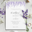 Search for rustic lavender wedding invitations Simple