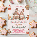 Search for gingerbread house invitations Cookie decorating