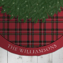Search for tartan tree skirts Red