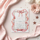 Search for chic baby girl shower invitations Pink bow