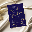 Search for silent night invitations Gold
