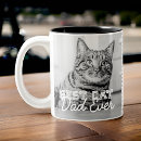 Search for for cat dads mugs Best cat dad ever