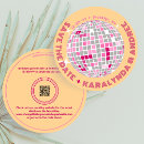 Search for pink and orange wedding save the dates Qr code