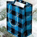 Search for blue and white check gingham gift bags Classic