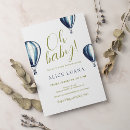 Search for up away baby shower invitations Gold