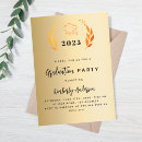 Search for laurel wreath invitations Gold