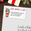Search for peace love return address labels Cute