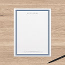 Search for classic letterhead Navy blue