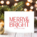 Search for simple messages christmas cards Red and white