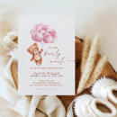 Search for balloon baby shower invitations Brown