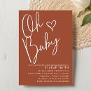 Search for terracotta baby shower invitations Gender neutral