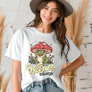 Search for frog womens tshirts Mushroom
