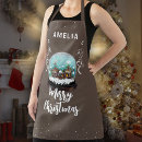 Search for village aprons Merry christmas