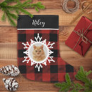 Search for plaid christmas stockings Cat