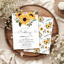 Search for sunflower wedding invitations Botanical